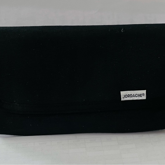 New 4in1 Jordache Wallet/Card holder/Snap Coin purse& Keys ensemble Black Velcro - Picture 2 of 9